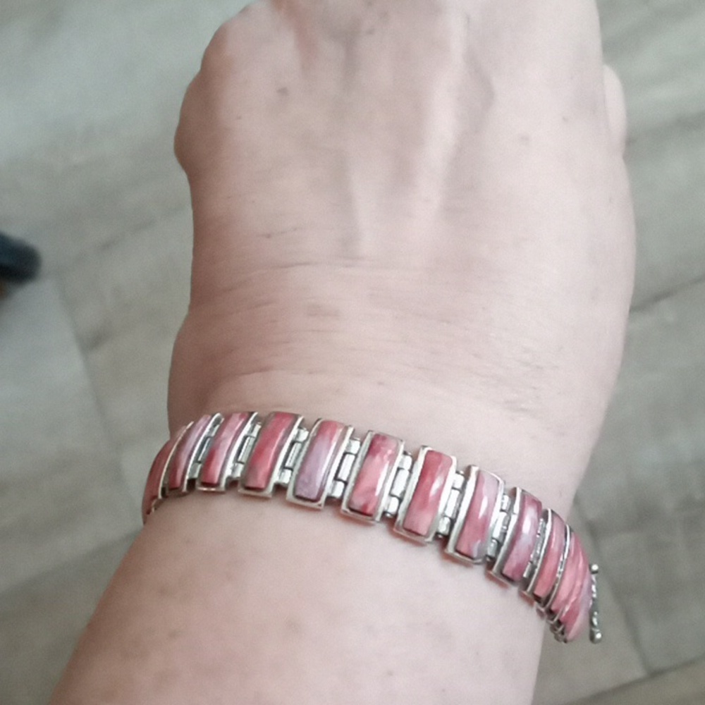 VINTAGE ARTIST MADE SPINNEY OYSTER BRACELET - Picture 6 of 6